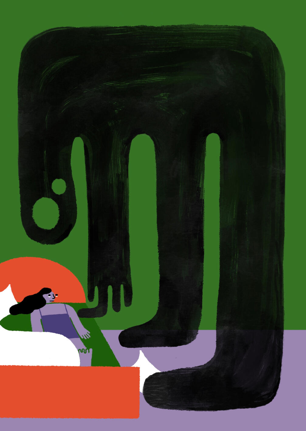 Insomnia - Editorial illustration concept