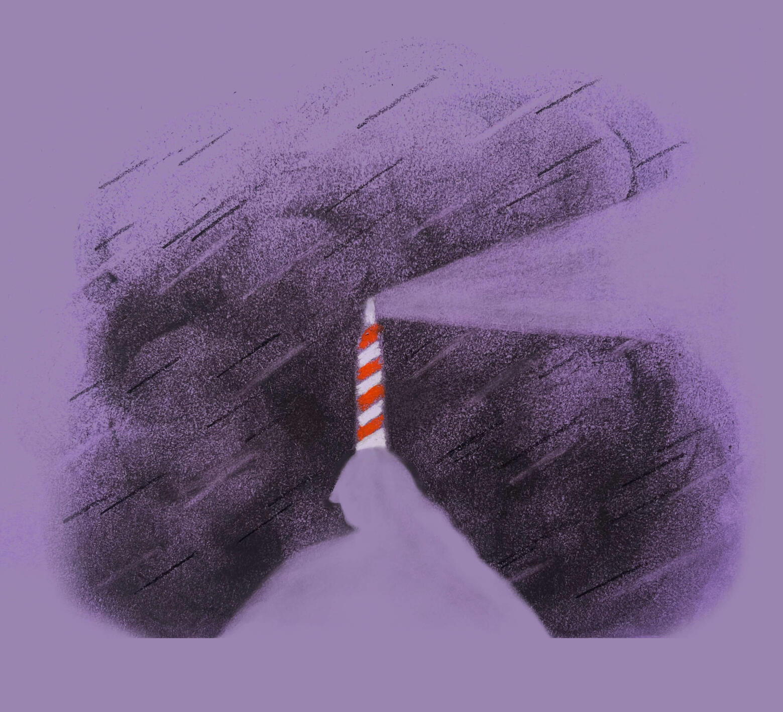 Be your own Lighthouse - Illustration for Women's Day exhibition