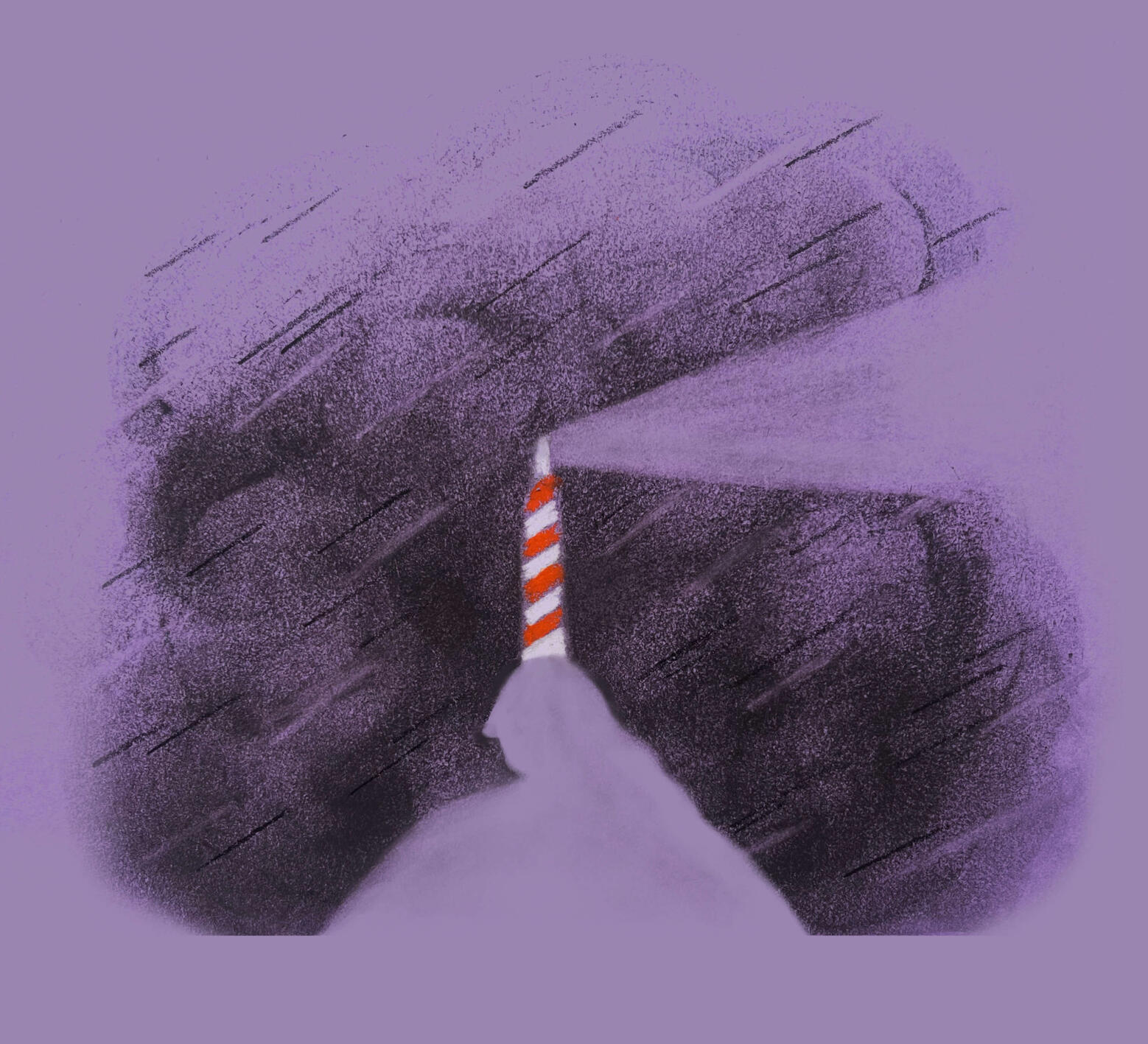 Be your own Lighthouse - Illustration for Women's Day exhibition