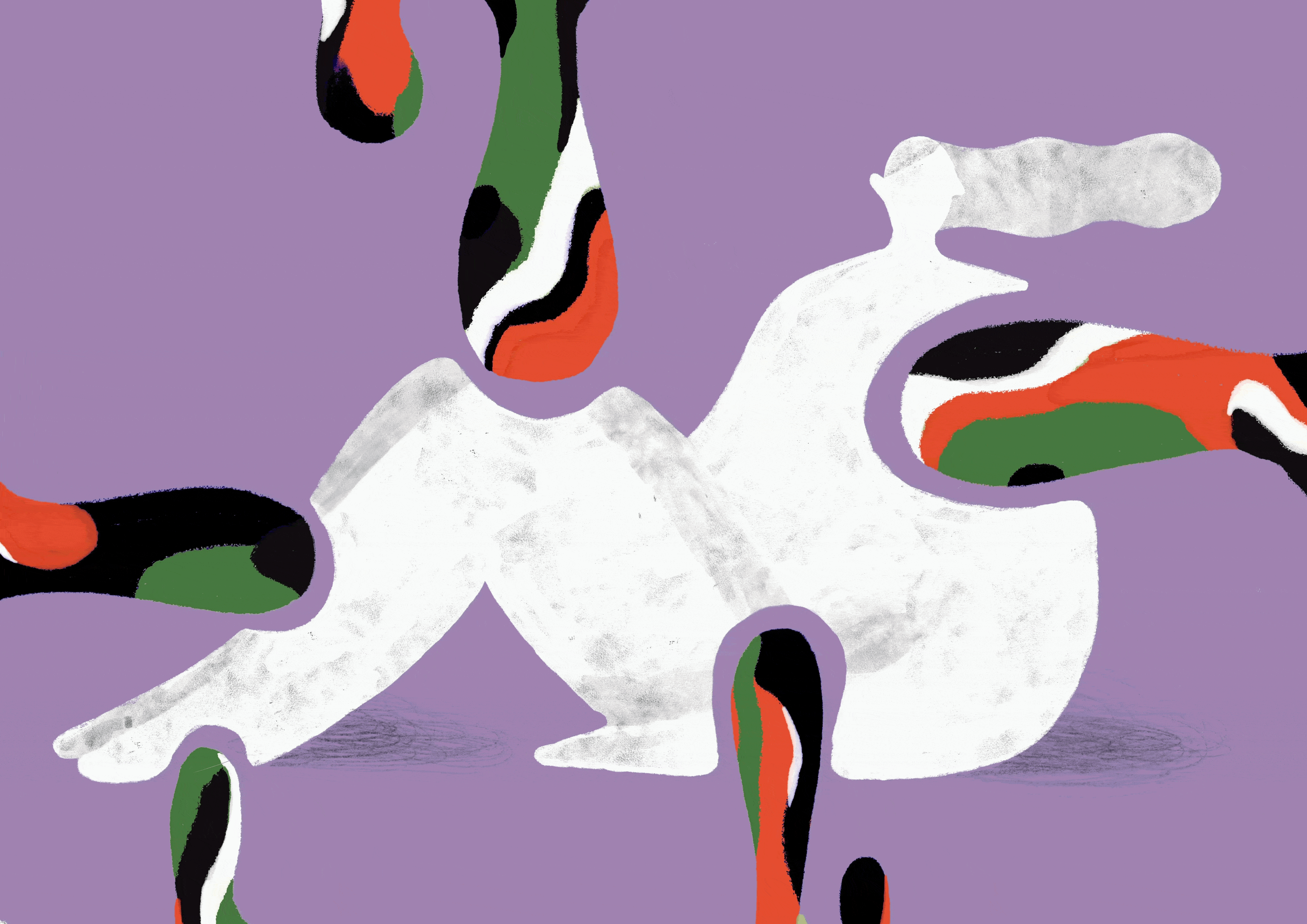 Highly Sensitive Person - Editorial illustration concept