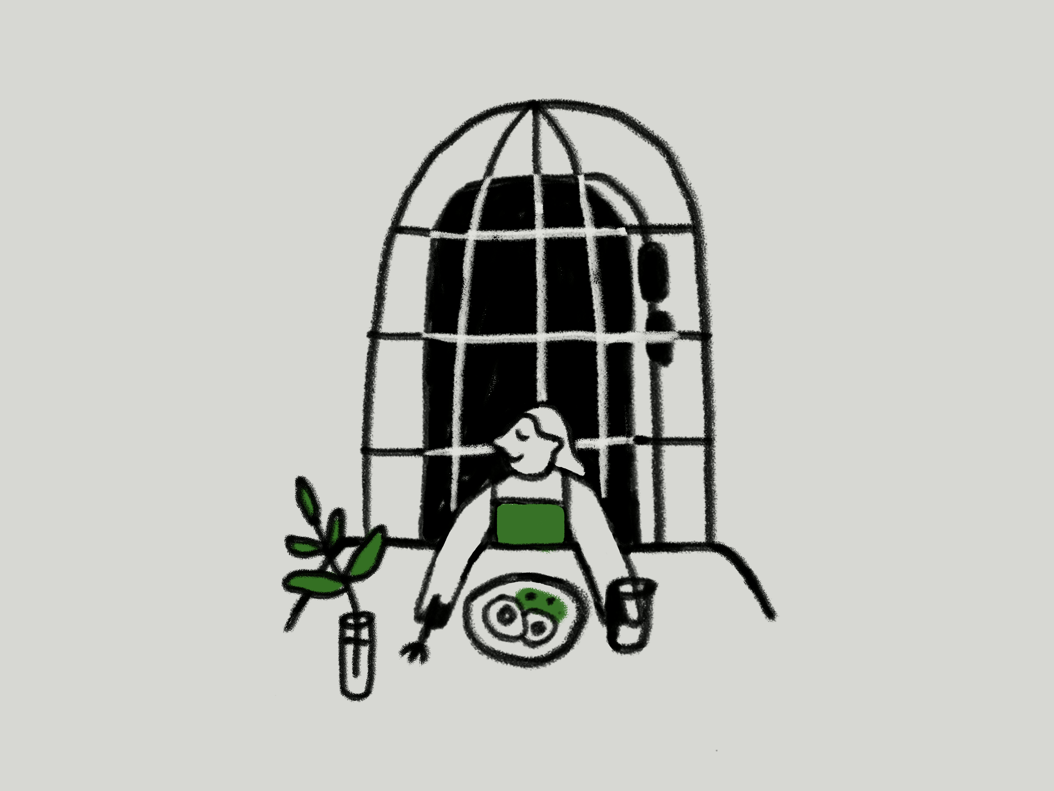 How to avoid overeating - Illustration and design of a guidebook for the Psychiatric Clinic for Children in Ljubljana