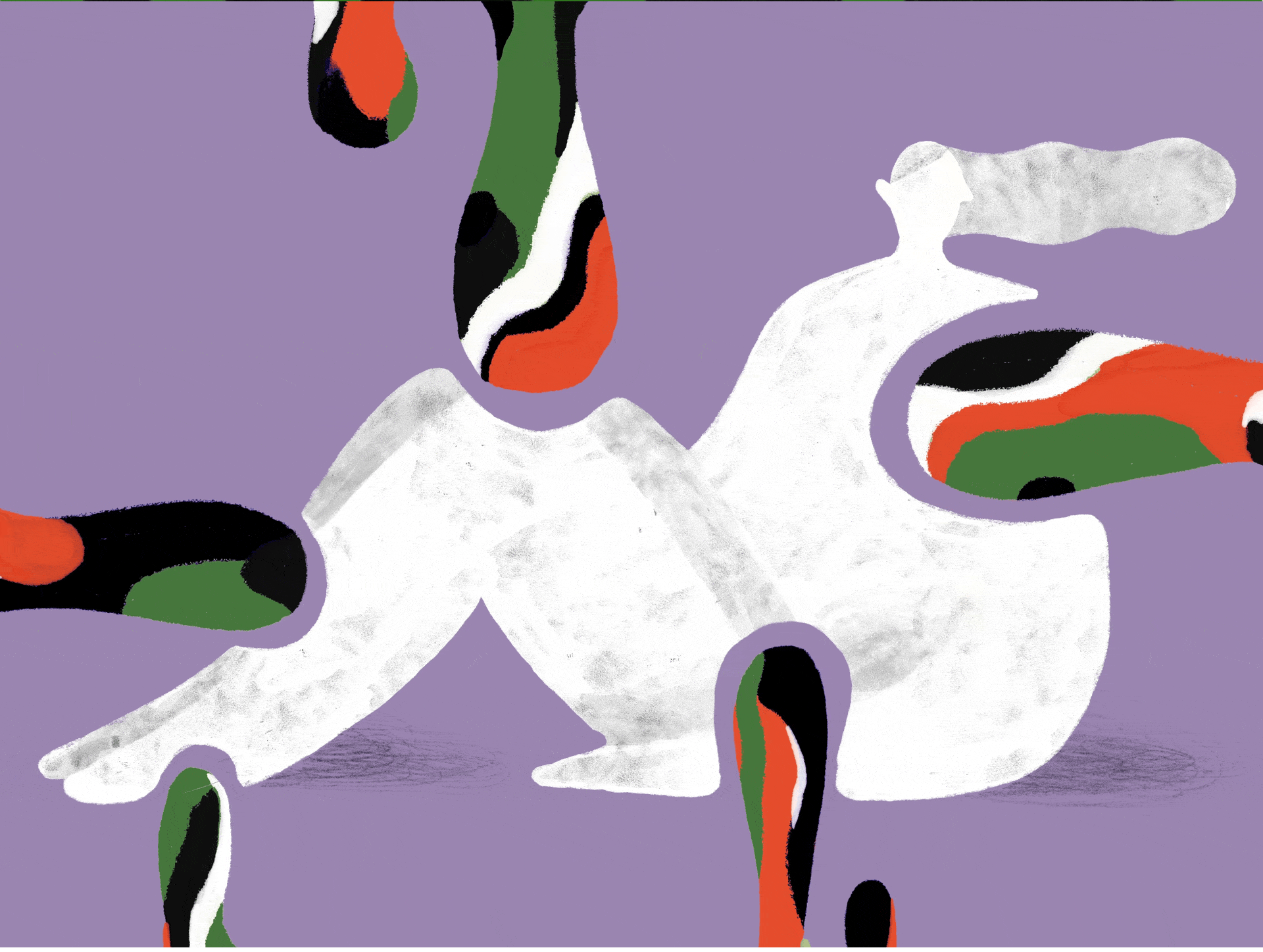 Mix of psychology related illustrations