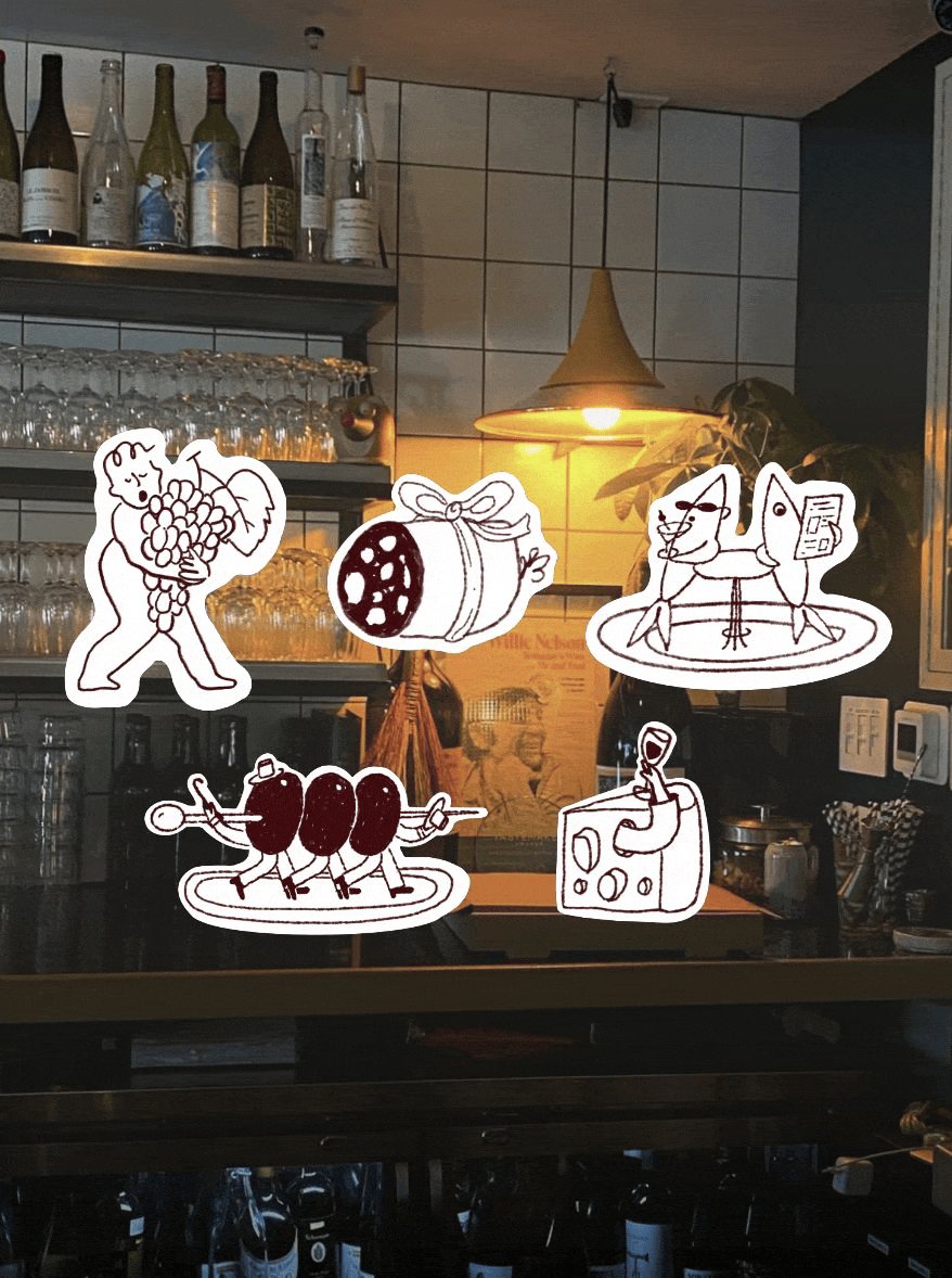 Slamič Deli - Brand illustration